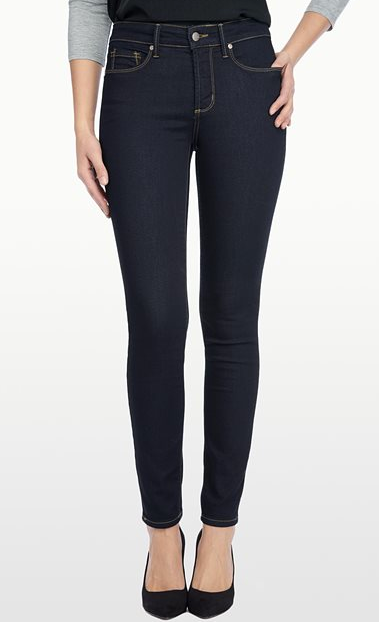 NYDJ Ami Super Skinny Knit Jean in Dark Enzyme