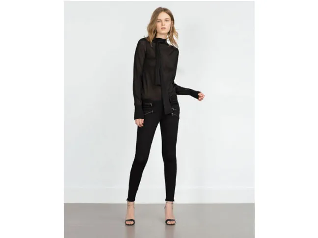 Zara Powerstretch Biker Jeans