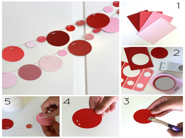  Paint Sample Garland