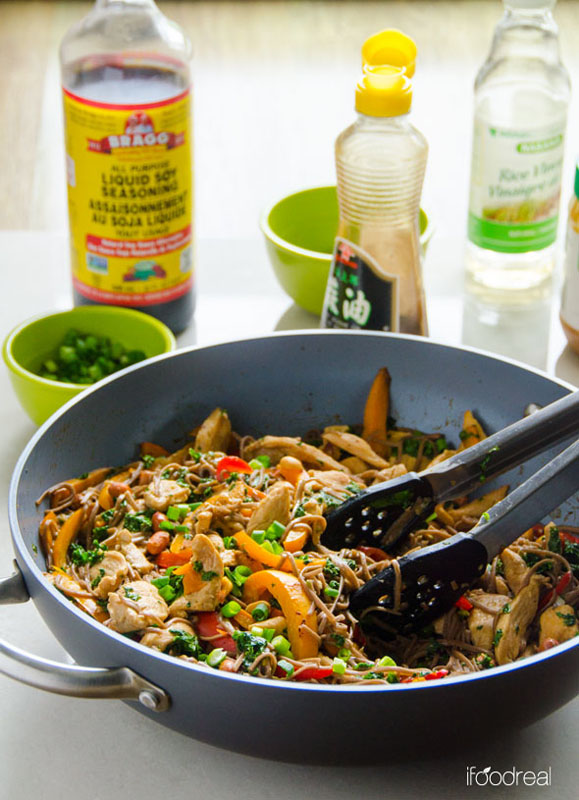 Quick and Healthy Peanut Chicken Soba Noodle 