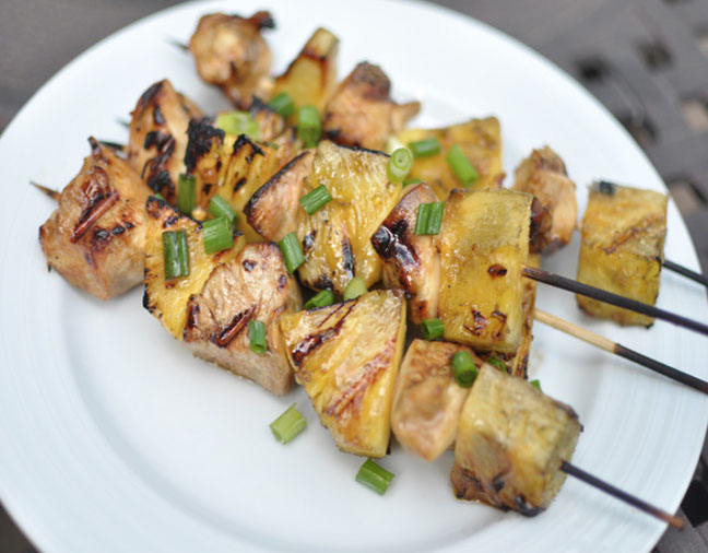 Chicken and Pineapple Kabobs