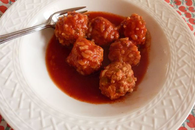 Porcupine Meatballs