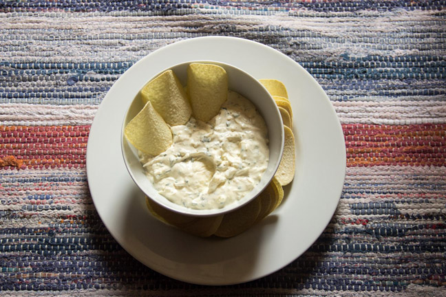 Onion Garlic and Basil Dip