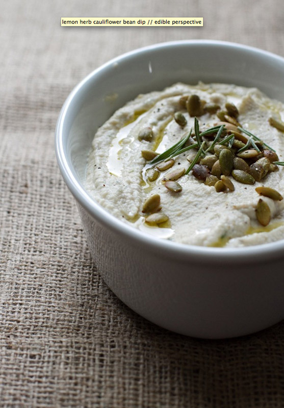 Lemon Herb Cauliflower Dip