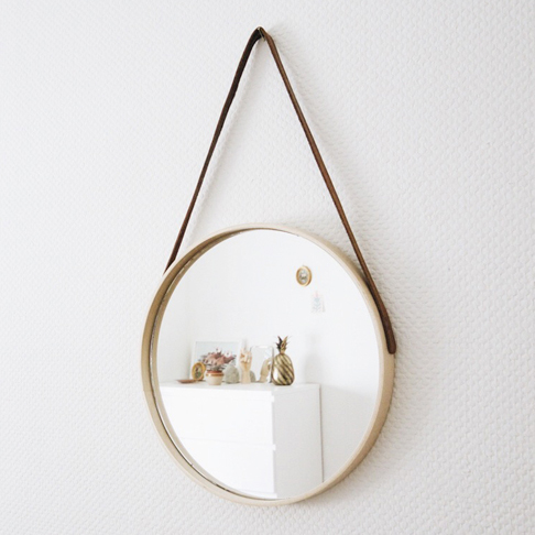 Luxe Hanging Mirror from Super Minimal