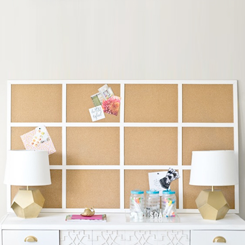 Panelled Cork Board from Infarrantly Creative