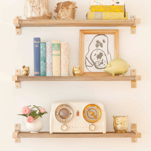 Vintage Glam Shelving from Lay Baby Lay