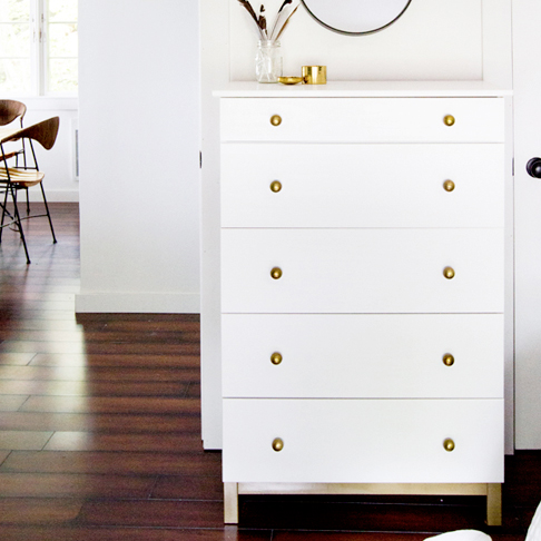 Simple and Sophisticated Dresser Upgrade from Stories
