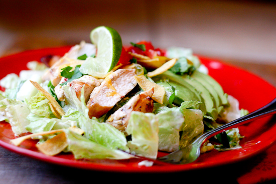 Applebee's Fiesta Lime Chicken Salad Copycat