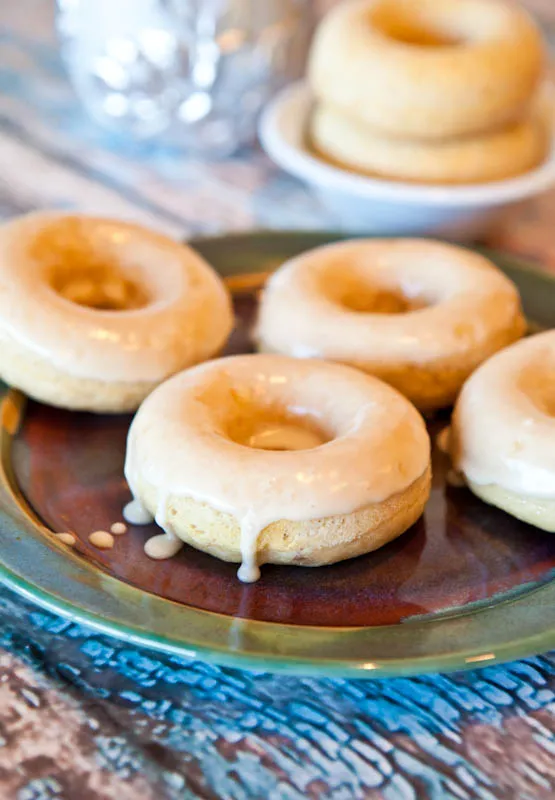 Krispy Kreme Baked Vanilla Donuts with Vanilla Glaze Copycat