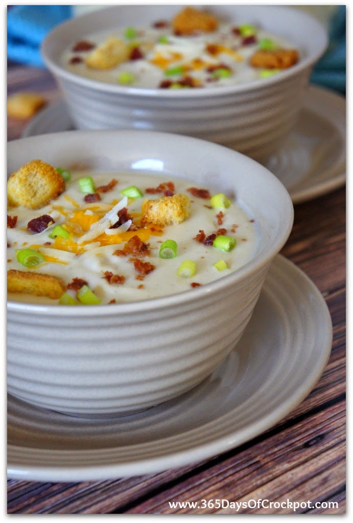 Slow Cooker Recipe for Zupas Wisconsin Cauliflower Soup Copycat 