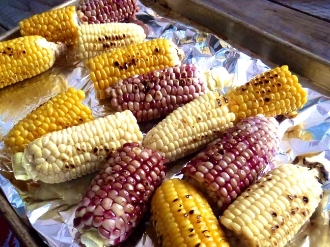 Grilled Corn With Lemon Paprika Butter
