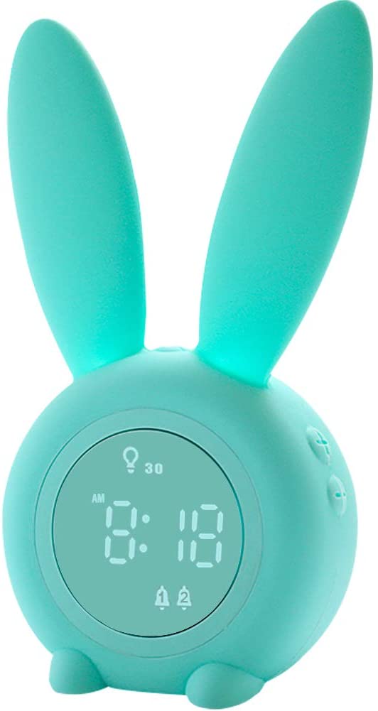 Anmones Rabbit Night Light & Alarm Clock