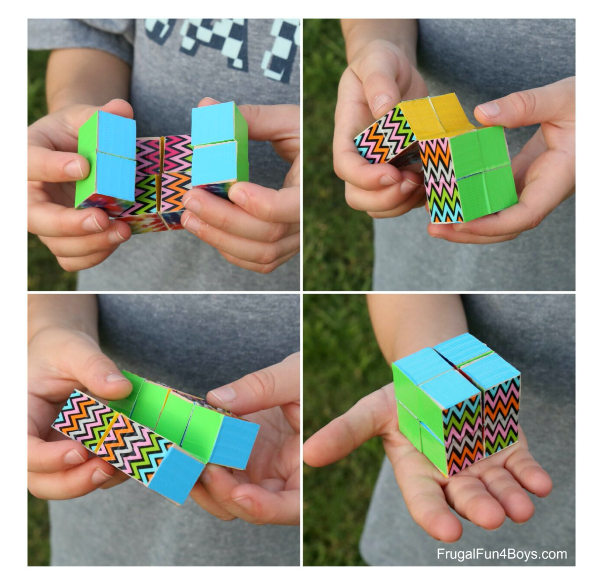 DIY Duct Tape Endless Cube