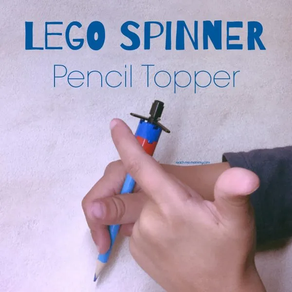 DIY Lego Spinner Pencil Topper