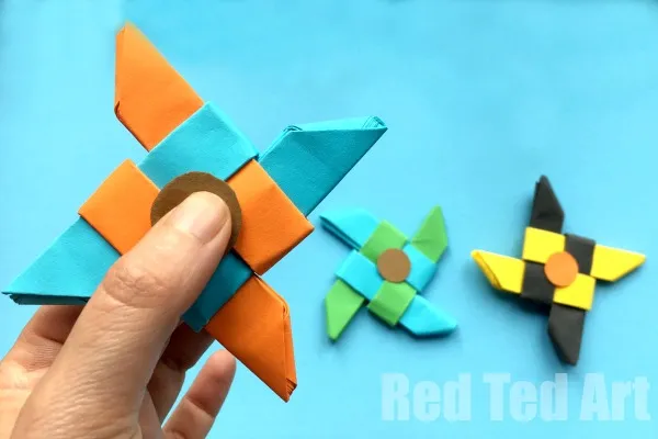 DIY Paper Ninja Fidget Spinner