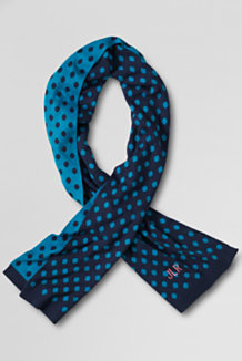 Reversible Dot Oversize Scarf 