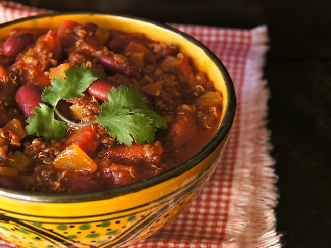 Red Quinoa Vegetarian Chili