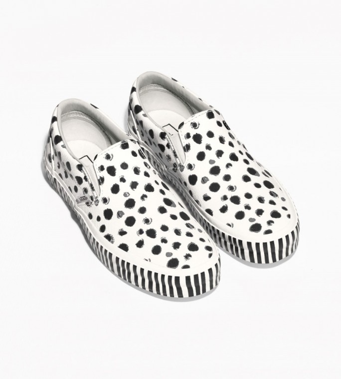 Dalmatian Leather Slip-On Shoes