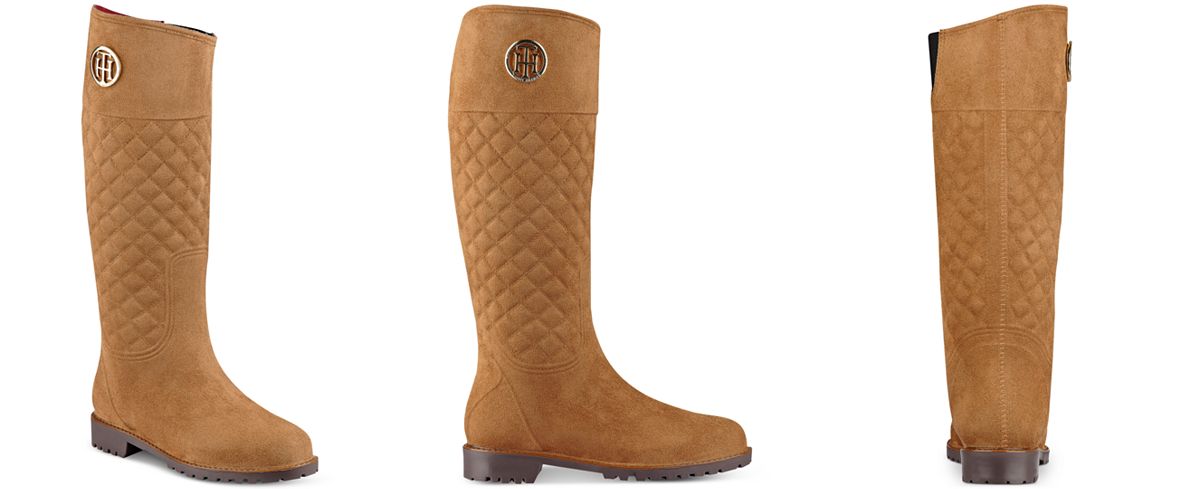 Tommy Hilfiger 'Babette' Quilted Rain Boots