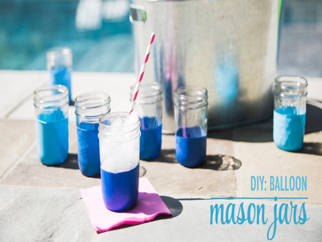 Balloon Mason Jars