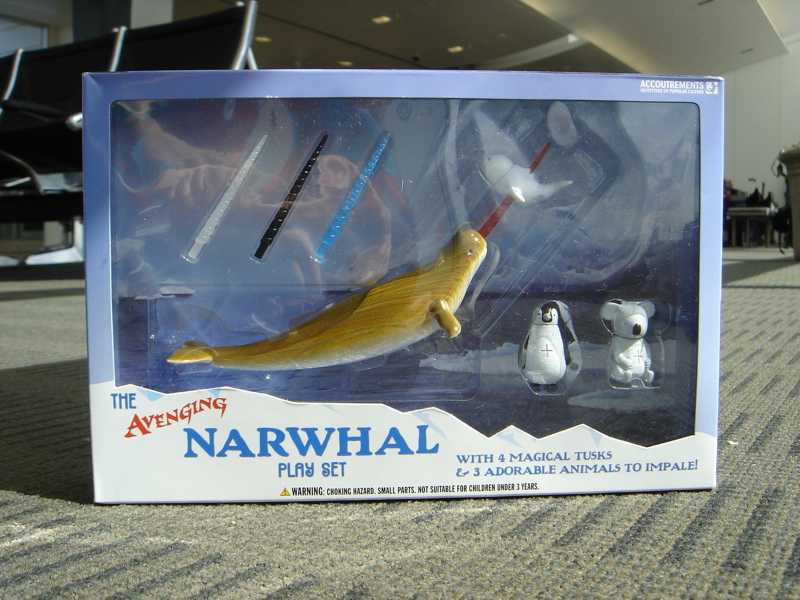 Narwhal Play Set With Animals to Impale