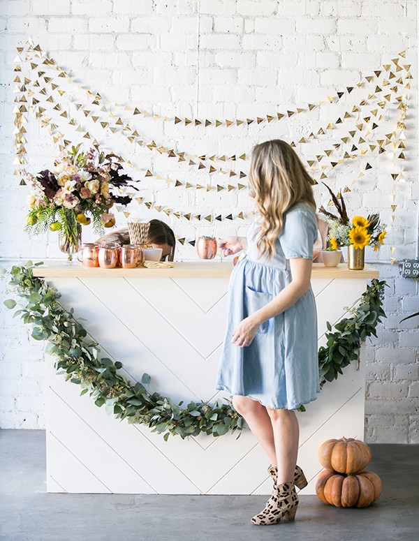 Seasonal Baby Shower Decor