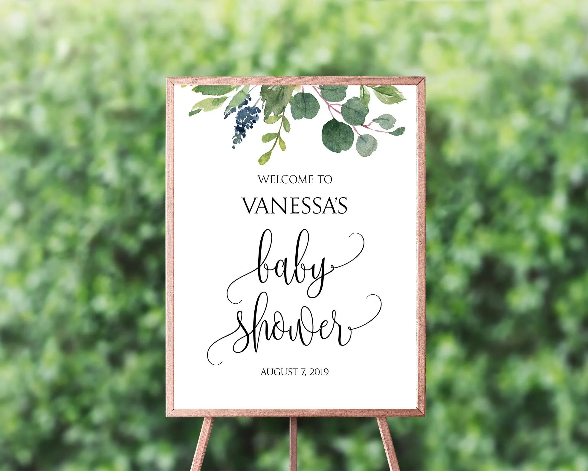 Printable Welcome Sign Baby Shower Decor