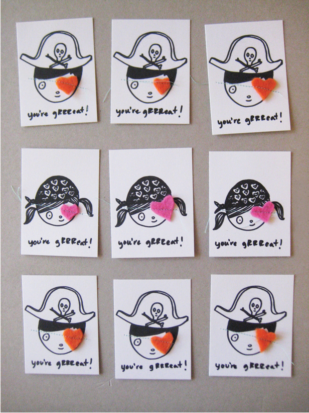 Pirate Valentines