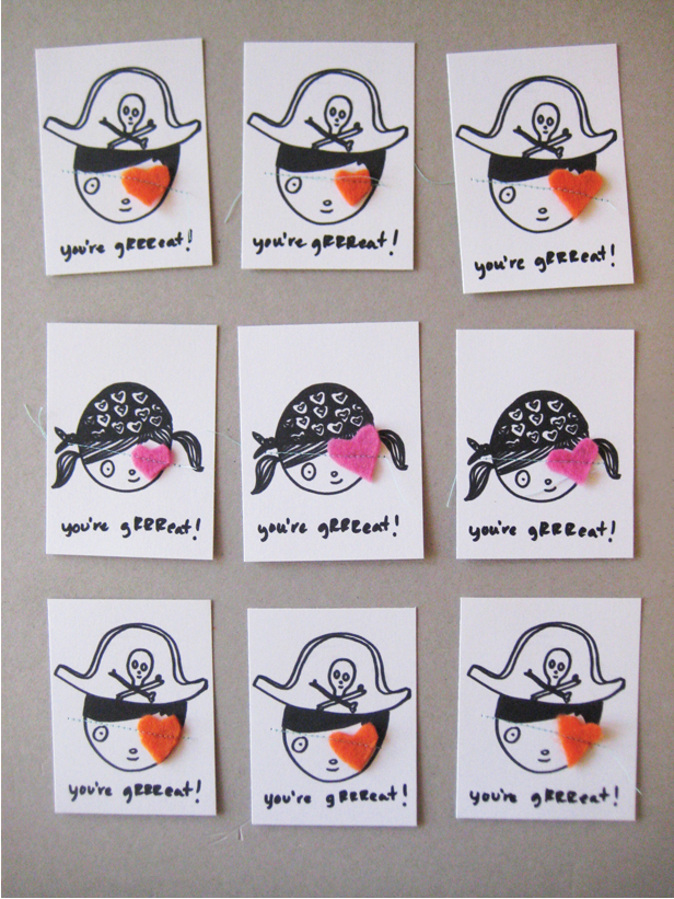 Pirate Valentines