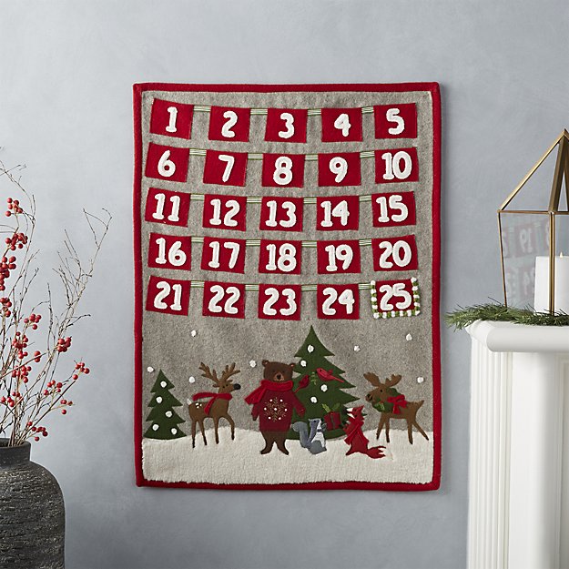 Traditional Christmas Countdown Calendar