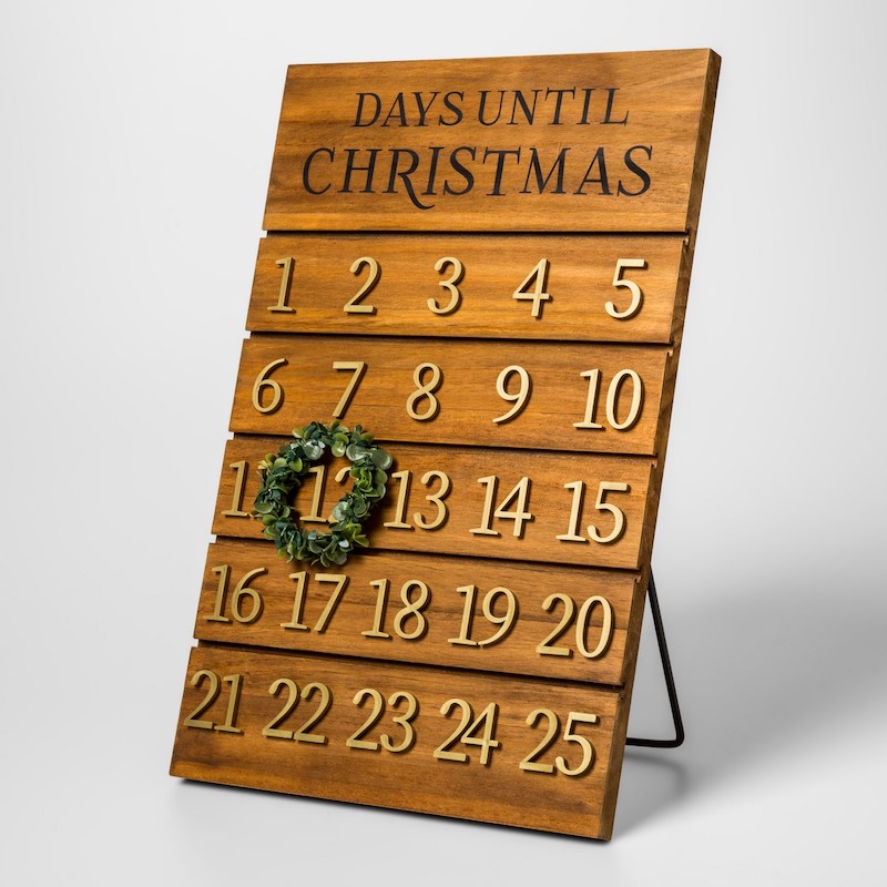Rustic Wood Advent Calendar
