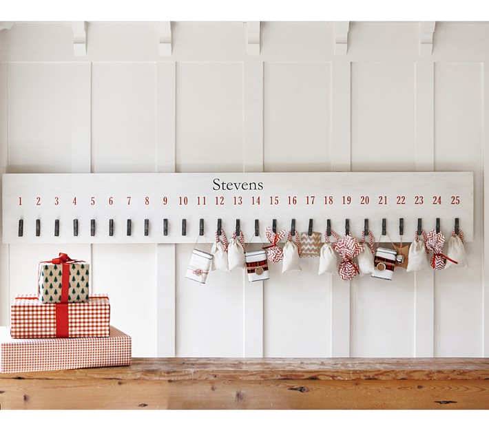 Personalized Clothespin Calendar