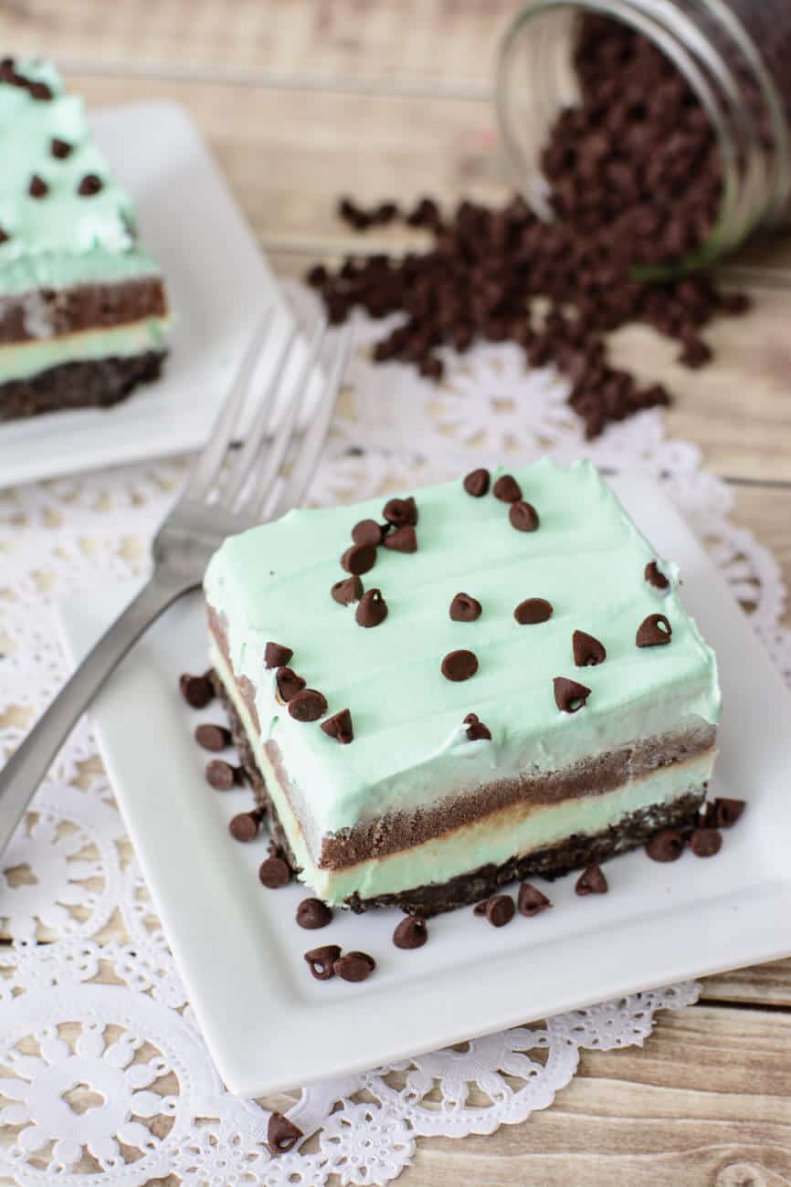 No-Bake Mint Chocolate Lasagna Dessert