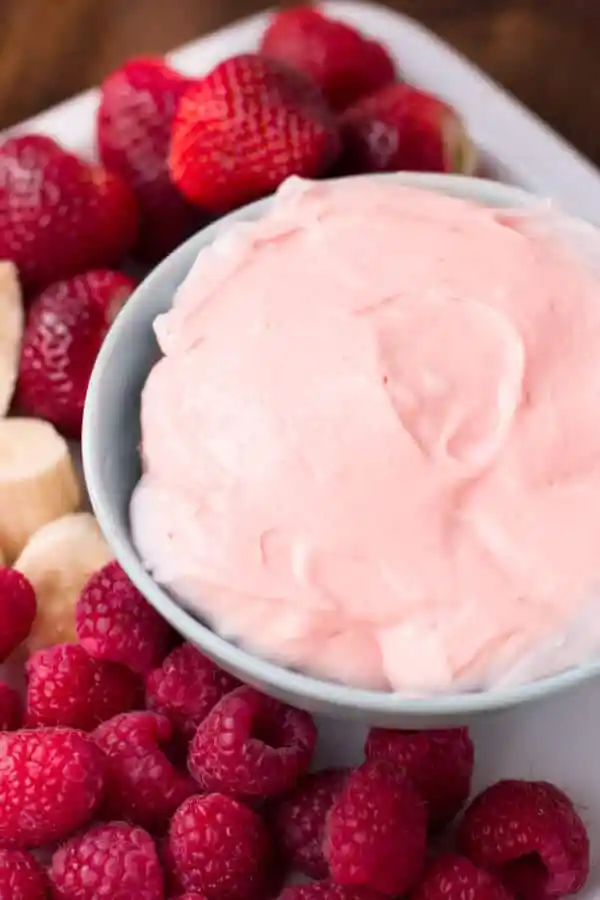 Strawberry Fluff Fruit Dip