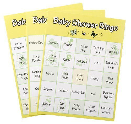 Baby Shower Bingo