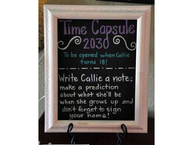 Make a Time Capsule for Baby