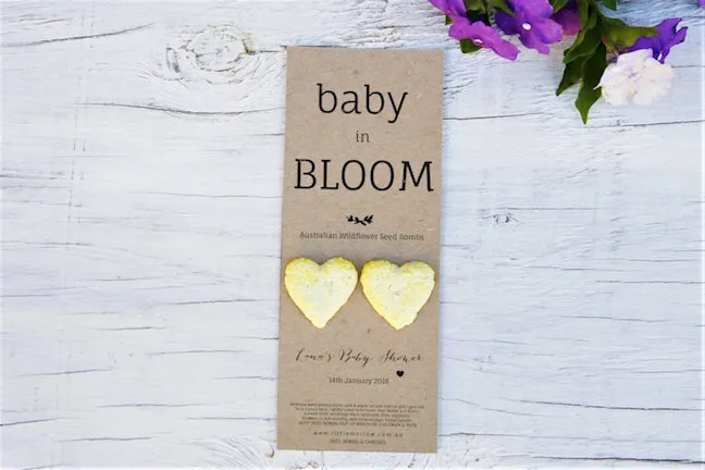 Flower Seed Bomb Favors