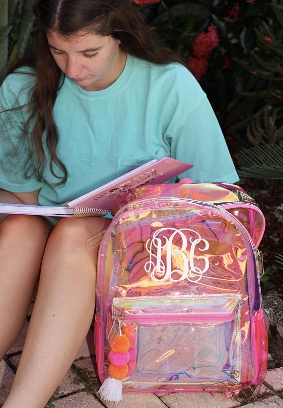 Monogrammed Backpack