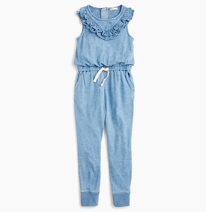 Ruffle-Trimmed Jumpsuit - J. Crew