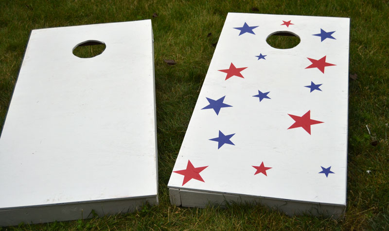 DIY Cornhole Game Board