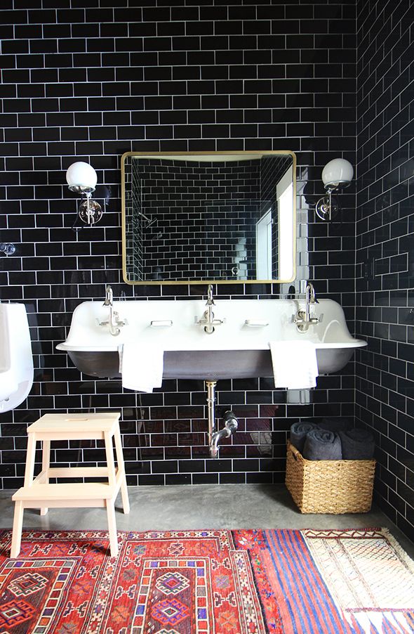 Black Subway Tile