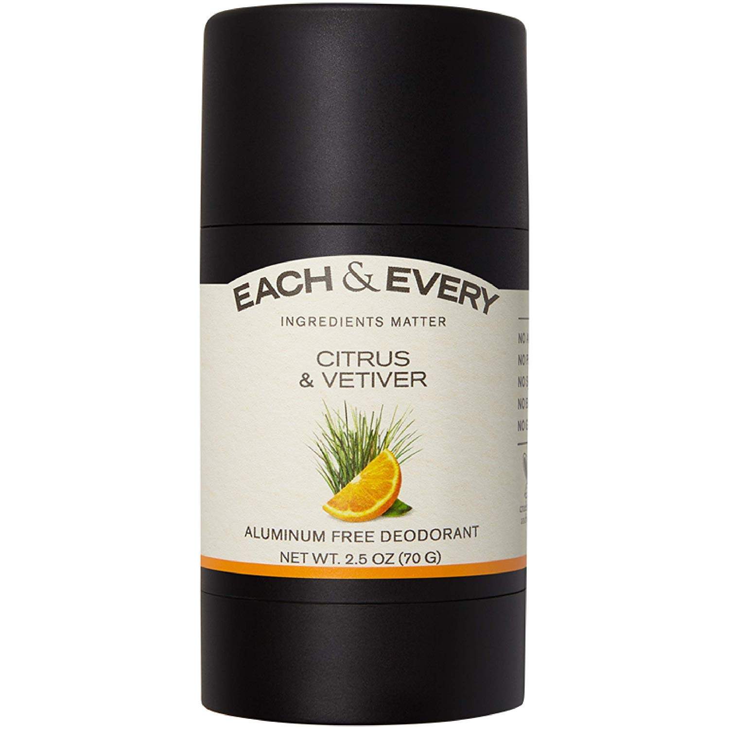 Each & Every Citrus & Vetiver Deodorant