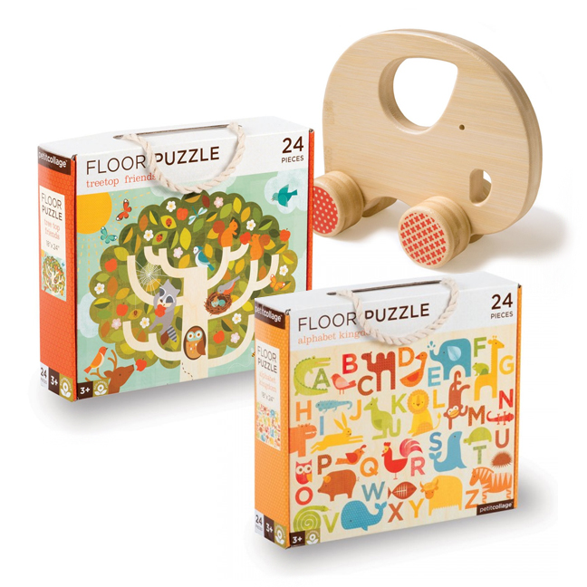 Puzzles and Push Toys from Petit Collage