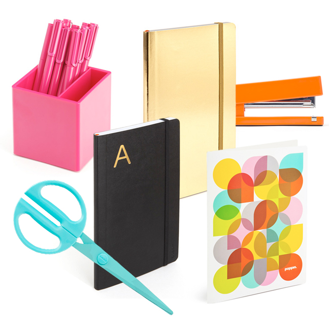 Coloful Office Supplies from Poppin