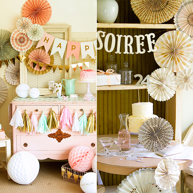 Paper Party Decor from My Mind's Eye