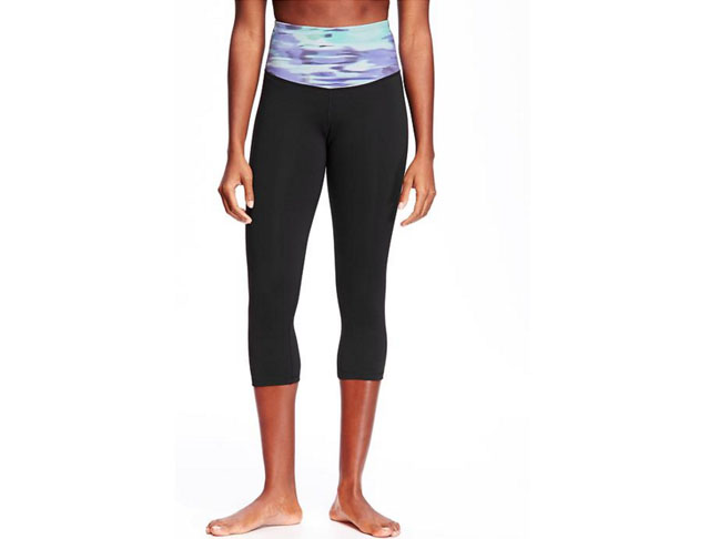 Go-Dry Cool High-Rise Compression Crops