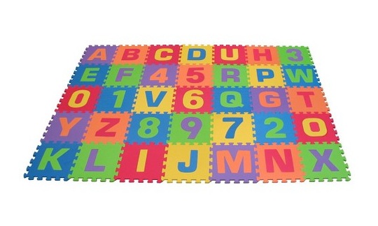 Edushape Edu-Tiles Foam Numbers and Letters Set