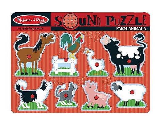 Melissa & Doug Farm Animal Sound Puzzle
