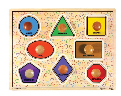 Melissa & Doug Large Shape Jumbo Puzzle